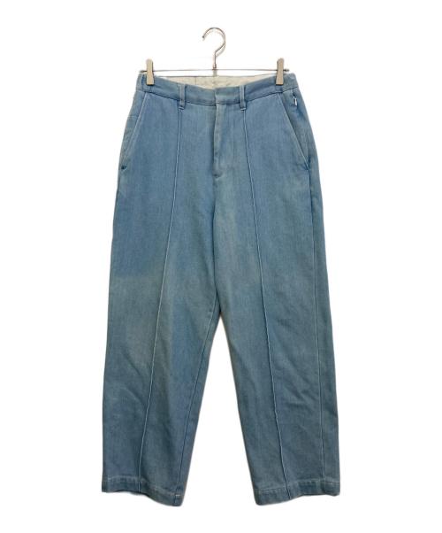 PWR（パワー）PWR (パワー) high twist denim slacks インディゴ サイズ:Sの古着・服飾アイテム
