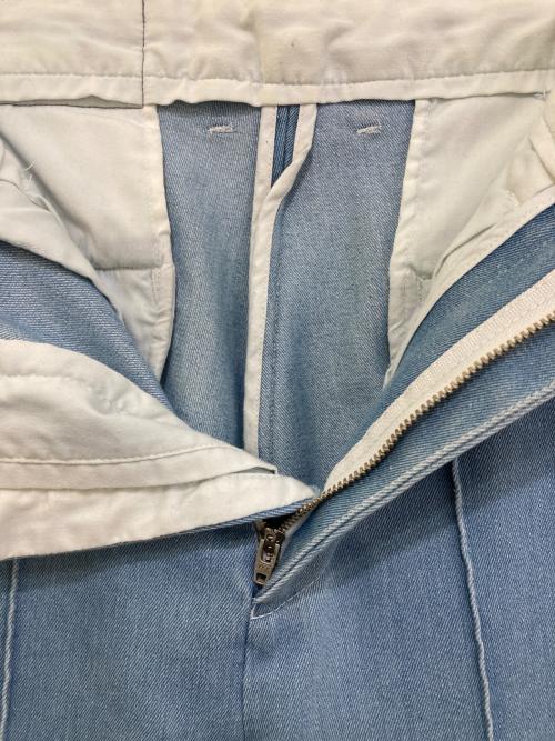 PWR（パワー）PWR (パワー) high twist denim slacks インディゴ サイズ:Sの古着・服飾アイテム