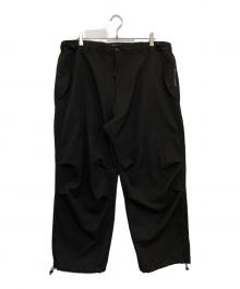 SEDAN ALL-PURPOSE（セダンオールパーパス）の古着「Tech Wool Over Pants　SD23F-PT05」｜ブラック