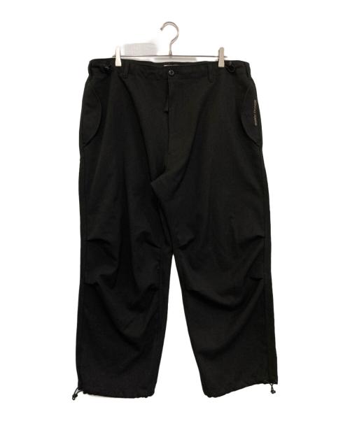SEDAN ALL-PURPOSE（セダンオールパーパス）SEDAN ALL-PURPOSE (セダンオールパーパス) Tech Wool Over Pants　SD23F-PT05 ブラック サイズ:Lの古着・服飾アイテム