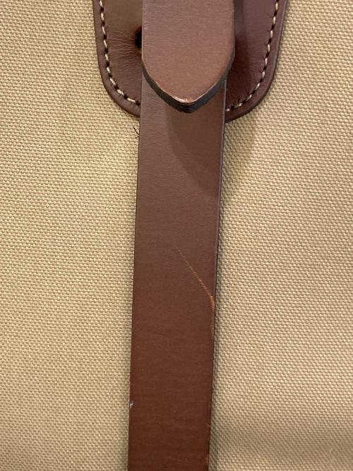 Billingham（ビリンガム）Billingham (ビリンガム) レザー切替ハンドバッグ ベージュの古着・服飾アイテム