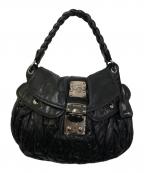 MIU MIUミュウミュウ）の古着「マテラッセ ハンドバッグ」｜ブラック