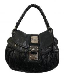 MIU MIU（ミュウミュウ）の古着「マテラッセ ハンドバッグ」｜ブラック