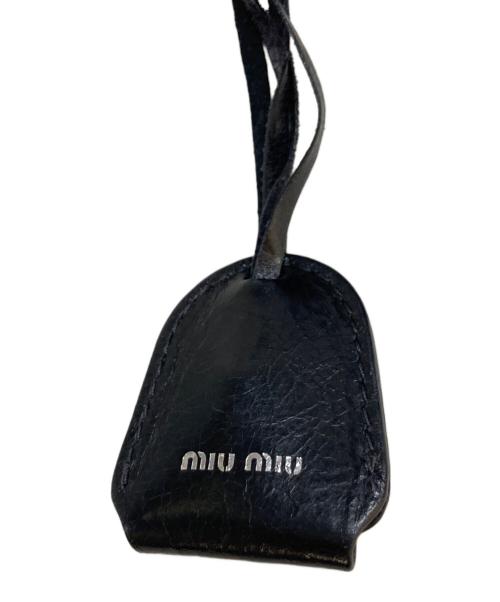 MIU MIU（ミュウミュウ）MIU MIU (ミュウミュウ) マテラッセ ハンドバッグ ブラックの古着・服飾アイテム