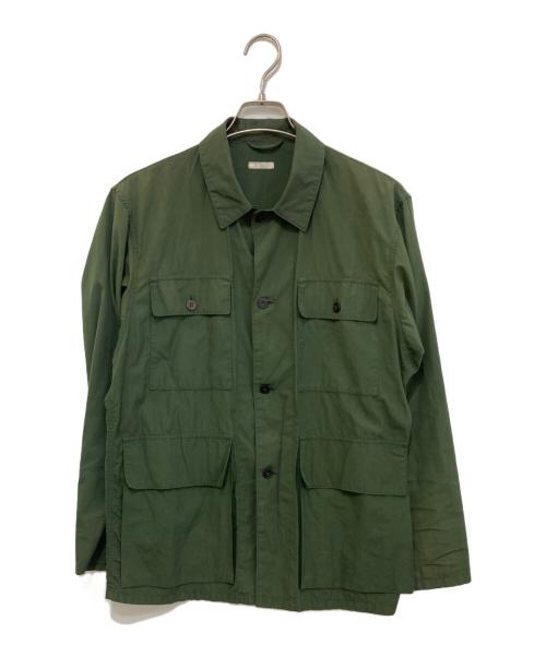 COMOLI（コモリ）COMOLI (コモリ) サファリシャツ グリーン サイズ:1の古着・服飾アイテム
