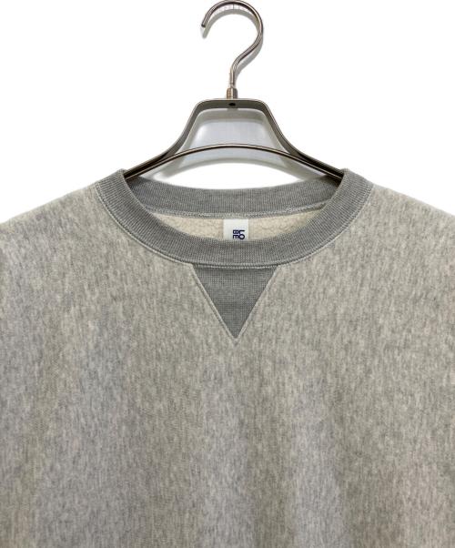 LOOPWHEELER（ループウィラー）LOOPWHEELER (ループウィラー) BEAMS PLUS (ビームスプラス) 別注100年起毛sweatcrewneck グレー サイズ:Lの古着・服飾アイテム