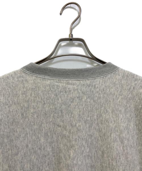 LOOPWHEELER（ループウィラー）LOOPWHEELER (ループウィラー) BEAMS PLUS (ビームスプラス) 別注100年起毛sweatcrewneck グレー サイズ:Lの古着・服飾アイテム