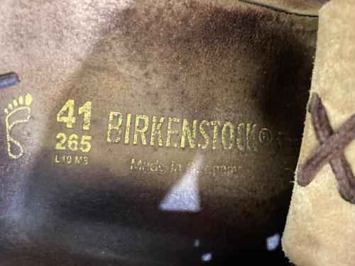 BIRKENSTOCK（ビルケンシュトック）BIRKENSTOCK (ビルケンシュトック) モンタナ レザーシューズ ベージュ サイズ:26.5の古着・服飾アイテム
