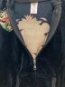 DON ED HARDY (ドンエドハーディ) ベロアパーカー ブラック サイズ:XL：10000円
