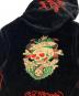 中古・古着 DON ED HARDY (ドンエドハーディ) ベロアパーカー ブラック サイズ:XL：10000円