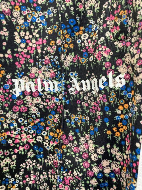 Palm Angels（パーム エンジェルス）Palm Angels (パーム エンジェルス) フラワープリントトラックパンツ ブラック サイズ:Lの古着・服飾アイテム