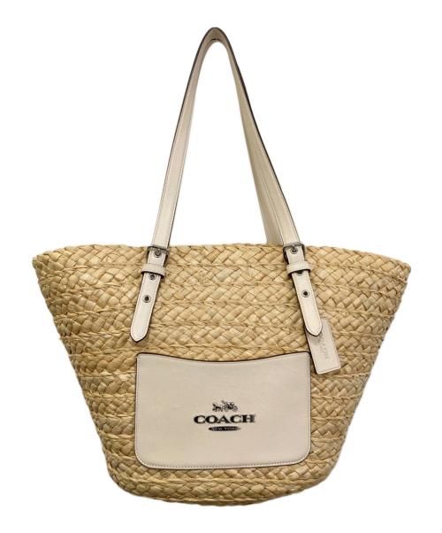 COACH（コーチ）COACH (コーチ) ラージトート アイボリーの古着・服飾アイテム