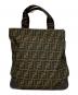 FENDI（フェンディ）の古着「ズッカ柄トートバッグ」｜ブラウン