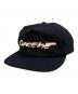 Supreme（シュプリーム）の古着「Futura Logo 5-Panel キャップ」｜ブラック
