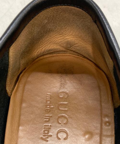 GUCCI（グッチ）GUCCI (グッチ) レザーローファー ブラック サイズ:43EJの古着・服飾アイテム