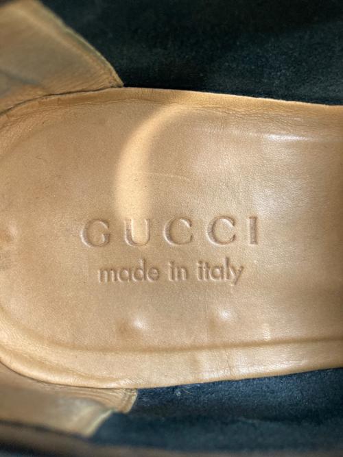 GUCCI（グッチ）GUCCI (グッチ) レザーローファー ブラック サイズ:43EJの古着・服飾アイテム