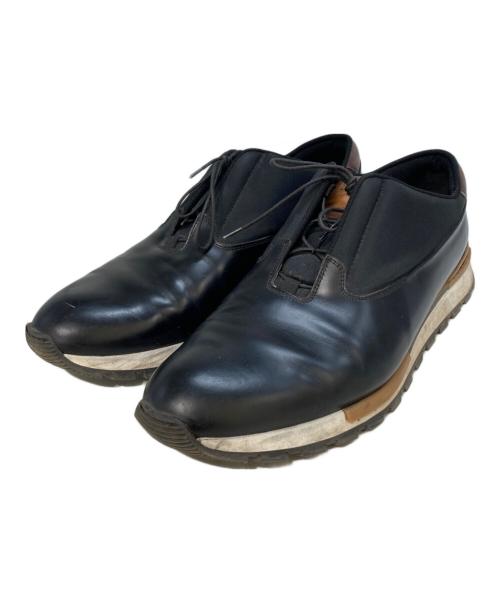 Berluti（ベルルッティ）Berluti (ベルルッティ) ファストトラックレザースニーカー ブラック サイズ:-(実寸参照)の古着・服飾アイテム