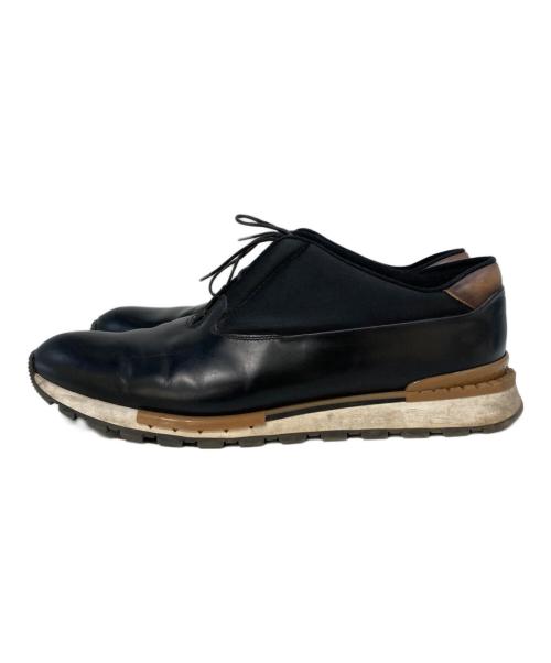 Berluti（ベルルッティ）Berluti (ベルルッティ) ファストトラックレザースニーカー ブラック サイズ:-(実寸参照)の古着・服飾アイテム