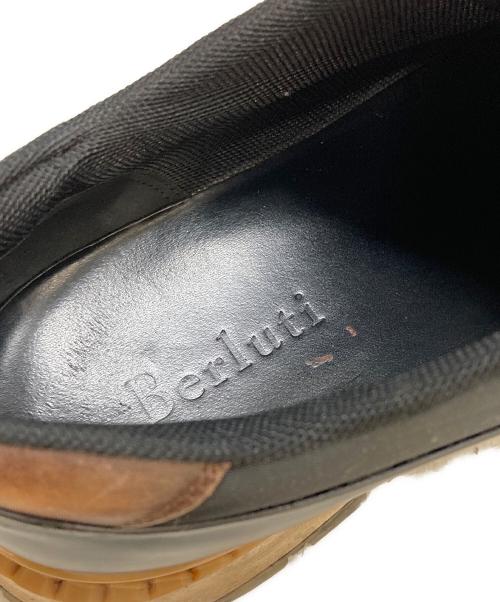 Berluti（ベルルッティ）Berluti (ベルルッティ) ファストトラックレザースニーカー ブラック サイズ:-(実寸参照)の古着・服飾アイテム