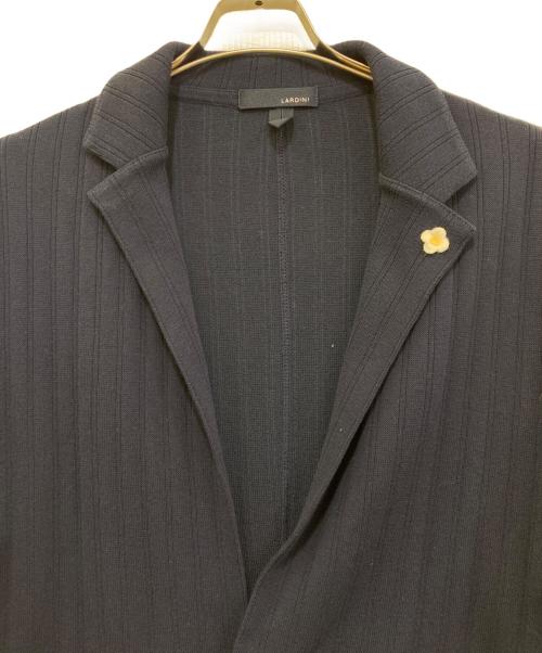 LARDINI（ラルディーニ）LARDINI (ラルディーニ) コットンニットジャケット ネイビー サイズ:XLの古着・服飾アイテム