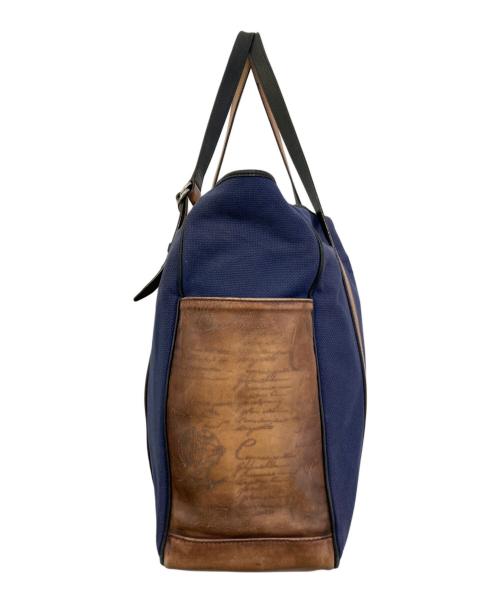 Berluti（ベルルッティ）Berluti (ベルルッティ) チルアウト キャンバストートバッグ ネイビーの古着・服飾アイテム