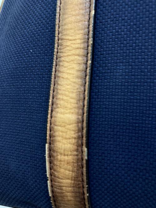 Berluti（ベルルッティ）Berluti (ベルルッティ) チルアウト キャンバストートバッグ ネイビーの古着・服飾アイテム