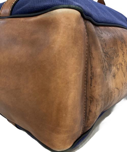 Berluti（ベルルッティ）Berluti (ベルルッティ) チルアウト キャンバストートバッグ ネイビーの古着・服飾アイテム