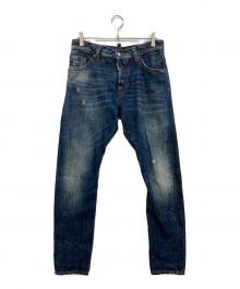 DSQUARED2（ディースクエアード）の古着「ダメージ加工デニムパンツ」｜インディゴ