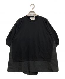 nagonstans（ナゴンスタンス）の古着「woven combination t-shirt　470IA480-0511」｜ブラック