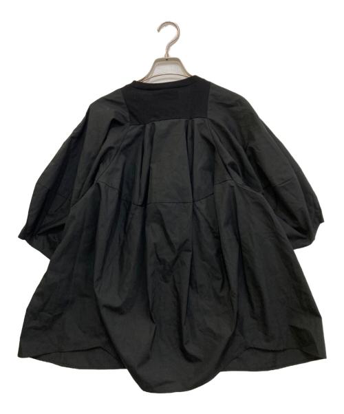nagonstans（ナゴンスタンス）nagonstans (ナゴンスタンス) woven combination t-shirt　470IA480-0511 ブラック サイズ:Medium 未使用品の古着・服飾アイテム
