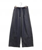 formeフォルメ）の古着「LINEN LIKE PANTS」｜グレー
