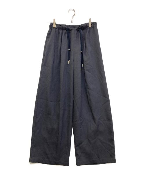forme（フォルメ）forme (フォルメ) LINEN LIKE PANTS グレーの古着・服飾アイテム