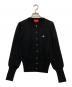Vivienne Westwood RED LABEL（ヴィヴィアンウエストウッドレッドレーベル）の古着「オーブ刺繍ニットカーディガン」｜ブラック