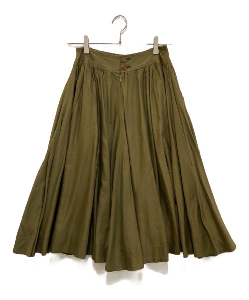 Vivienne Westwood RED LABEL（ヴィヴィアンウエストウッドレッドレーベル）Vivienne Westwood RED LABEL (ヴィヴィアンウエストウッドレッドレーベル) デザインポケットスカート オリーブ サイズ:2の古着・服飾アイテム