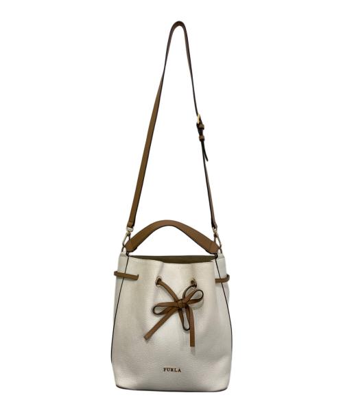 FURLA（フルラ）FURLA (フルラ) コスタンザ 2WAY ショルダーバッグ ホワイトの古着・服飾アイテム