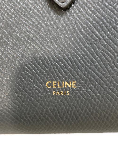 CELINE（セリーヌ）CELINE (セリーヌ) ラージストラップウォレット グレーの古着・服飾アイテム