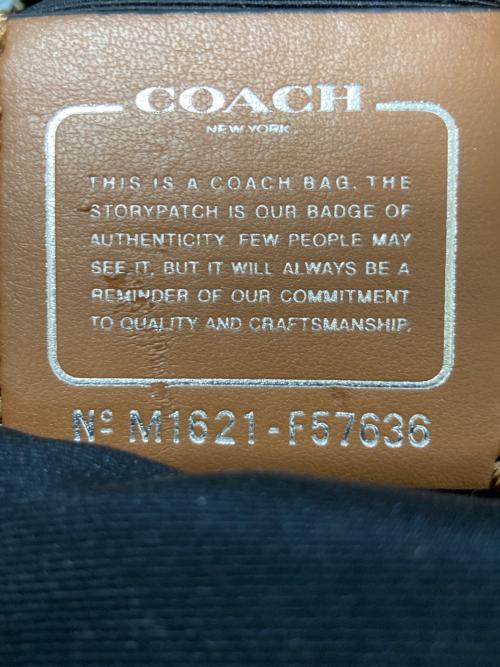 COACH（コーチ）COACH (コーチ) フラワー ドッグミニリュック ブラックの古着・服飾アイテム