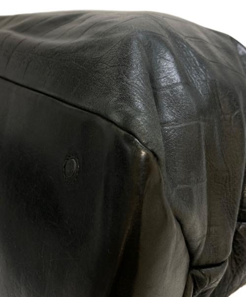 Daniel&Bob（ダニエル＆ボブ）Daniel&Bob (ダニエル＆ボブ) TOMORROW LAND (トゥモローランド) 別注クロコ 型押しトートバッグ ブラックの古着・服飾アイテム