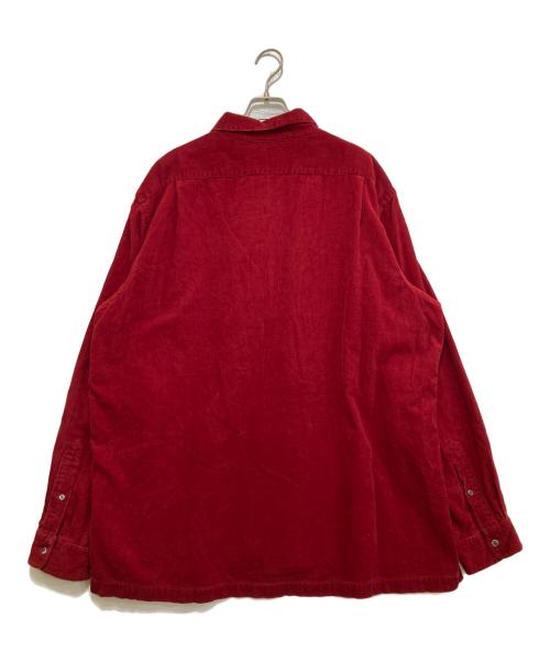 POLO COUNTRY（ポロカントリー）POLO COUNTRY (ポロカントリー) コーデュロイCPOシャツ レッド サイズ:XLの古着・服飾アイテム