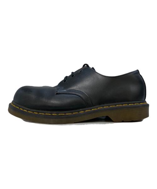 Dr.Martens（ドクターマーチン）Dr.Martens (ドクターマーチン) スチールトゥ 3ホールシューズ ブラック サイズ:UK8の古着・服飾アイテム