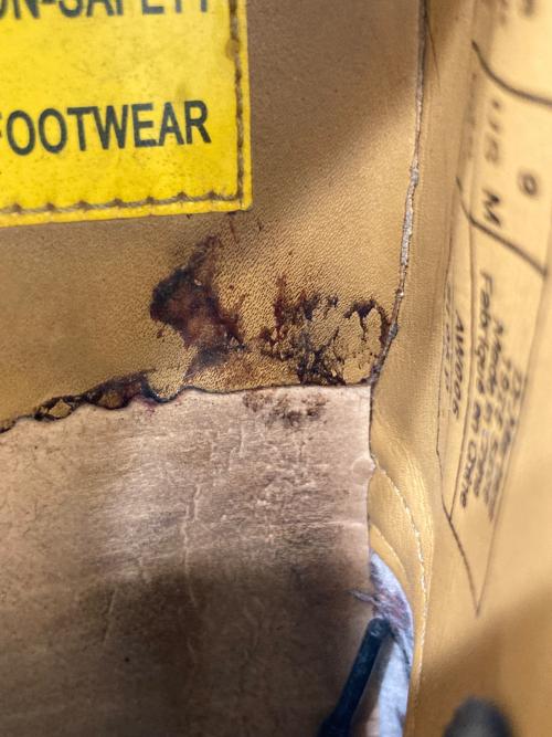Dr.Martens（ドクターマーチン）Dr.Martens (ドクターマーチン) スチールトゥ 3ホールシューズ ブラック サイズ:UK8の古着・服飾アイテム