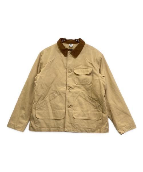NIKE（ナイキ）NIKE (ナイキ) フランネル裏地付き バーン コート ベージュ サイズ:Lの古着・服飾アイテム