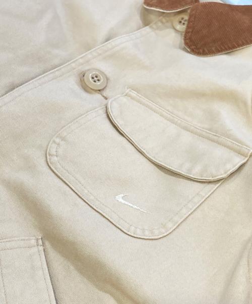 NIKE（ナイキ）NIKE (ナイキ) フランネル裏地付き バーン コート ベージュ サイズ:Lの古着・服飾アイテム