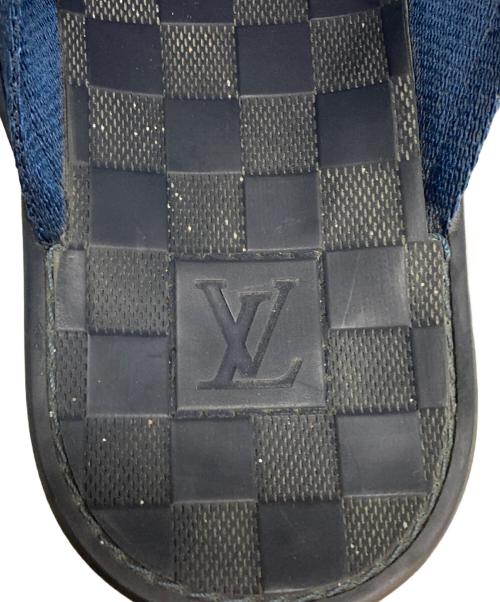 LOUIS VUITTON（ルイ ヴィトン）LOUIS VUITTON (ルイ ヴィトン) ダミエ トングサンダル ネイビー サイズ:9の古着・服飾アイテム