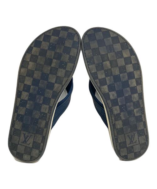LOUIS VUITTON（ルイ ヴィトン）LOUIS VUITTON (ルイ ヴィトン) ダミエ トングサンダル ネイビー サイズ:9の古着・服飾アイテム
