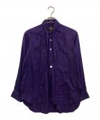 Needlesニードルズ）の古着「Ascot Collar EDW Shirt　IN161」｜パープル