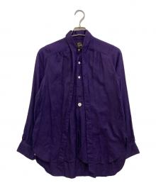 Needles（ニードルズ）の古着「Ascot Collar EDW Shirt　IN161」｜パープル