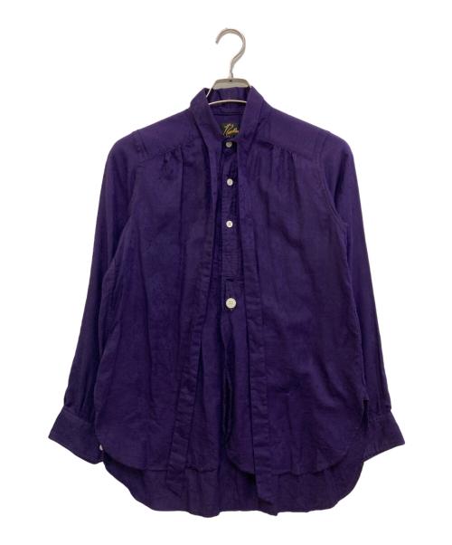 Needles（ニードルズ）Needles (ニードルズ) Ascot Collar EDW Shirt　IN161 パープル サイズ:2の古着・服飾アイテム
