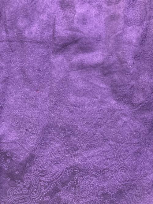 Needles（ニードルズ）Needles (ニードルズ) Ascot Collar EDW Shirt　IN161 パープル サイズ:2の古着・服飾アイテム