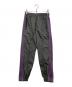 Needles（ニードルズ）の古着「Zip Track Pants　MR475」｜グレー×パープル